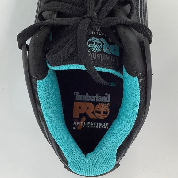 Timberland PRO Size 7.5 Black/Blue Drivetrain Work Sneaker Composite Toe G23-3 - Picture 8 of 9